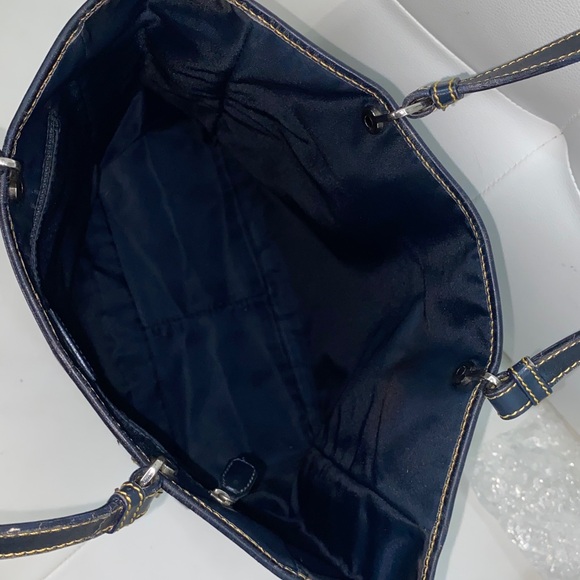 Authentic Christian Dior Oblique Trotter Denim Shoulder  Bag - Picture 8 of 17